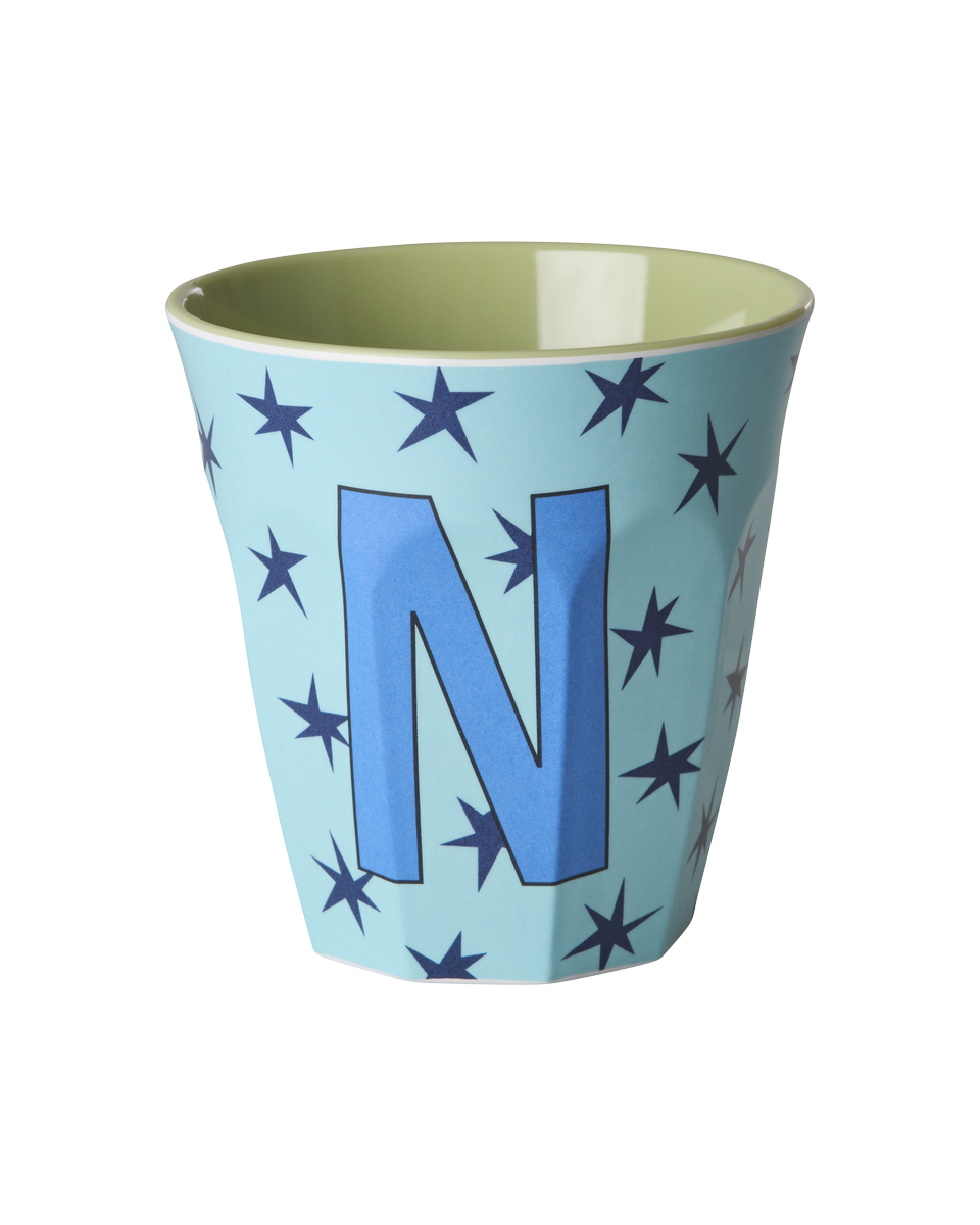 Gobelet Lettre mélamine Stars