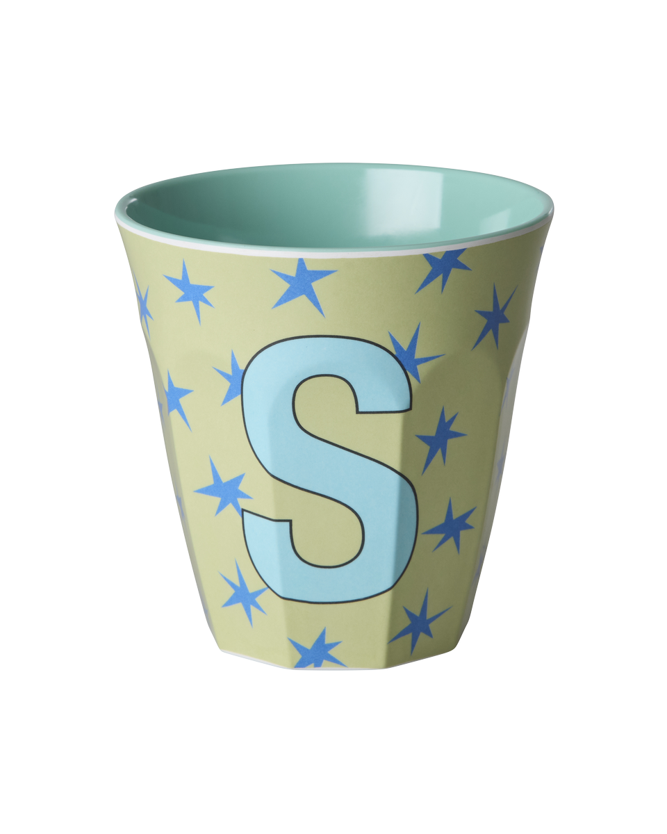 Gobelet Lettre mélamine Stars