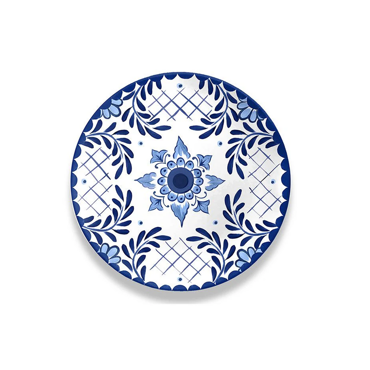 Assiette plate mélamine Ø26.5 cm - Santorini.