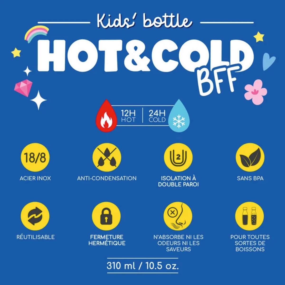 Legami Gourde thermique enfant 310 ml