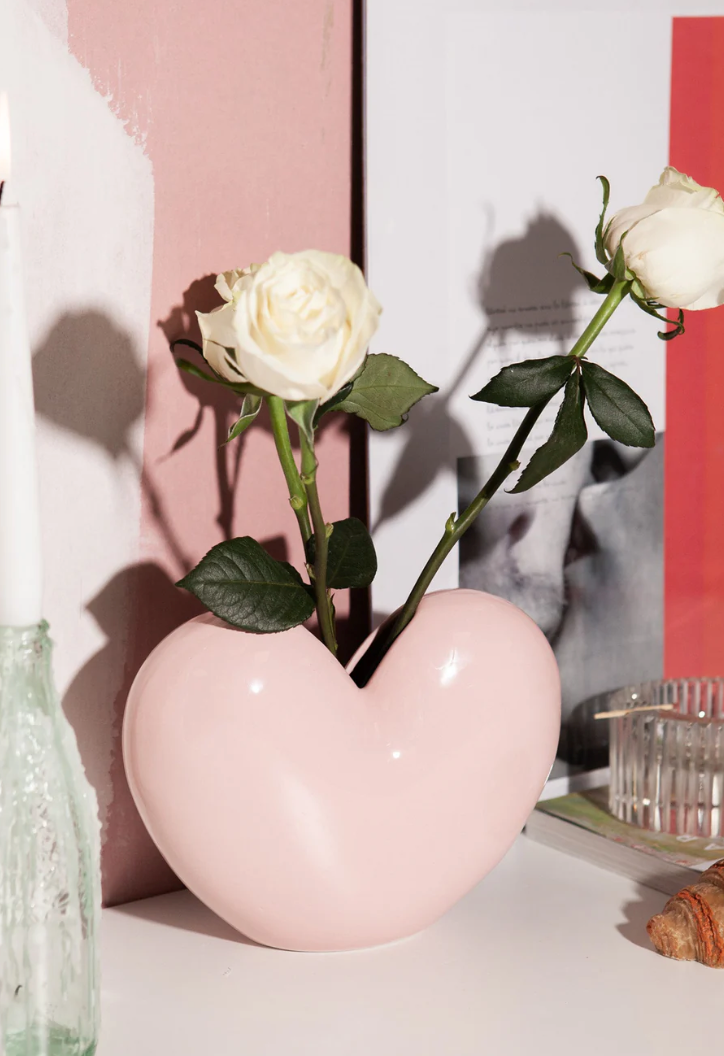 Vase - Coeur Rose