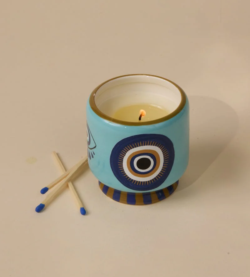 Bougie parfumée Adopo Eye - Encens & fumée