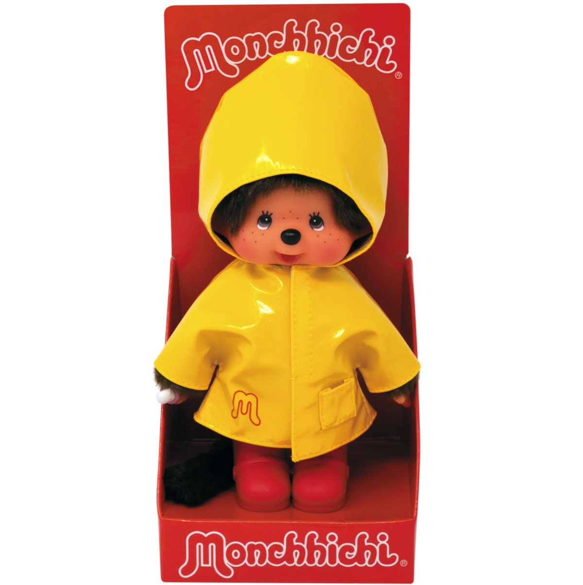 Peluche Monchhichi ciré jaune