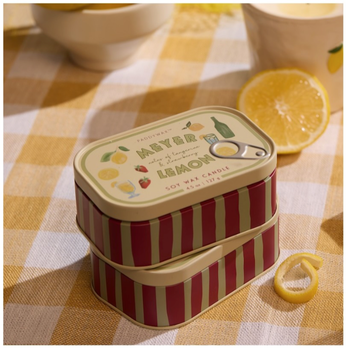 Bougie parfumée Bistro Tin -  Meyer lemon