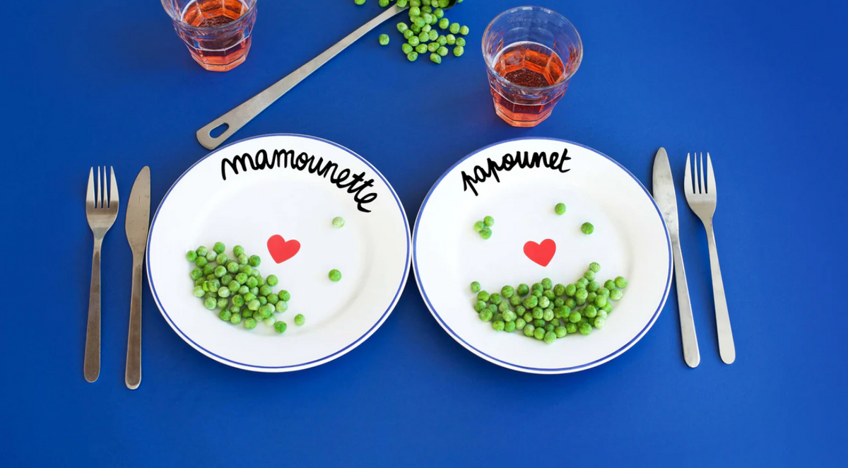Assiette famille - Mamounette