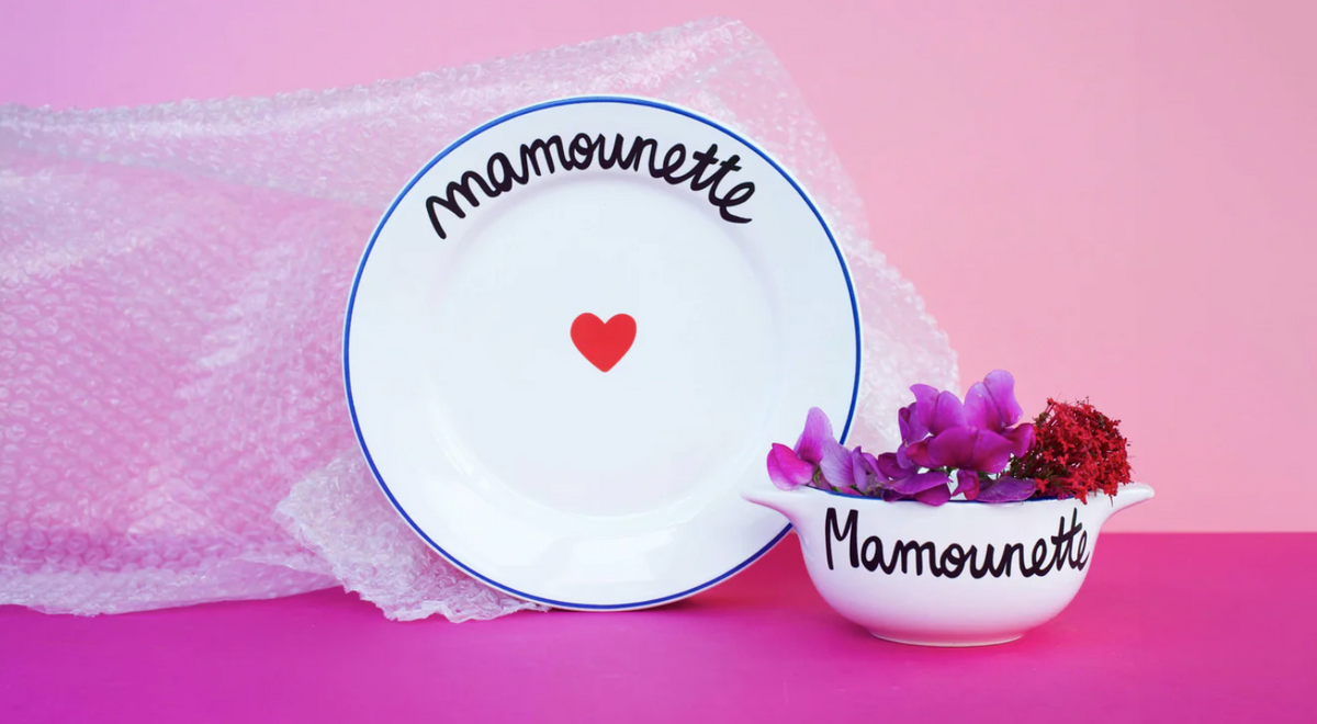 Assiette famille - Mamounette