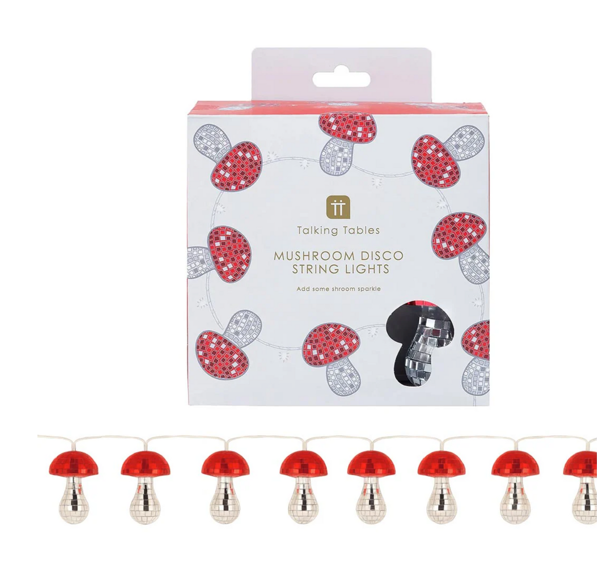 Guirlande champignons disco