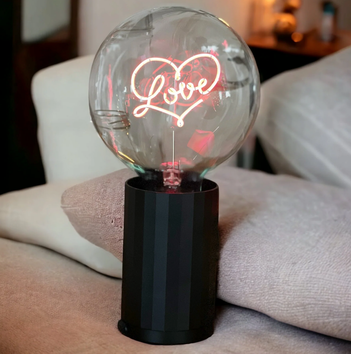 Ampoule Love pour socle portable sans fil