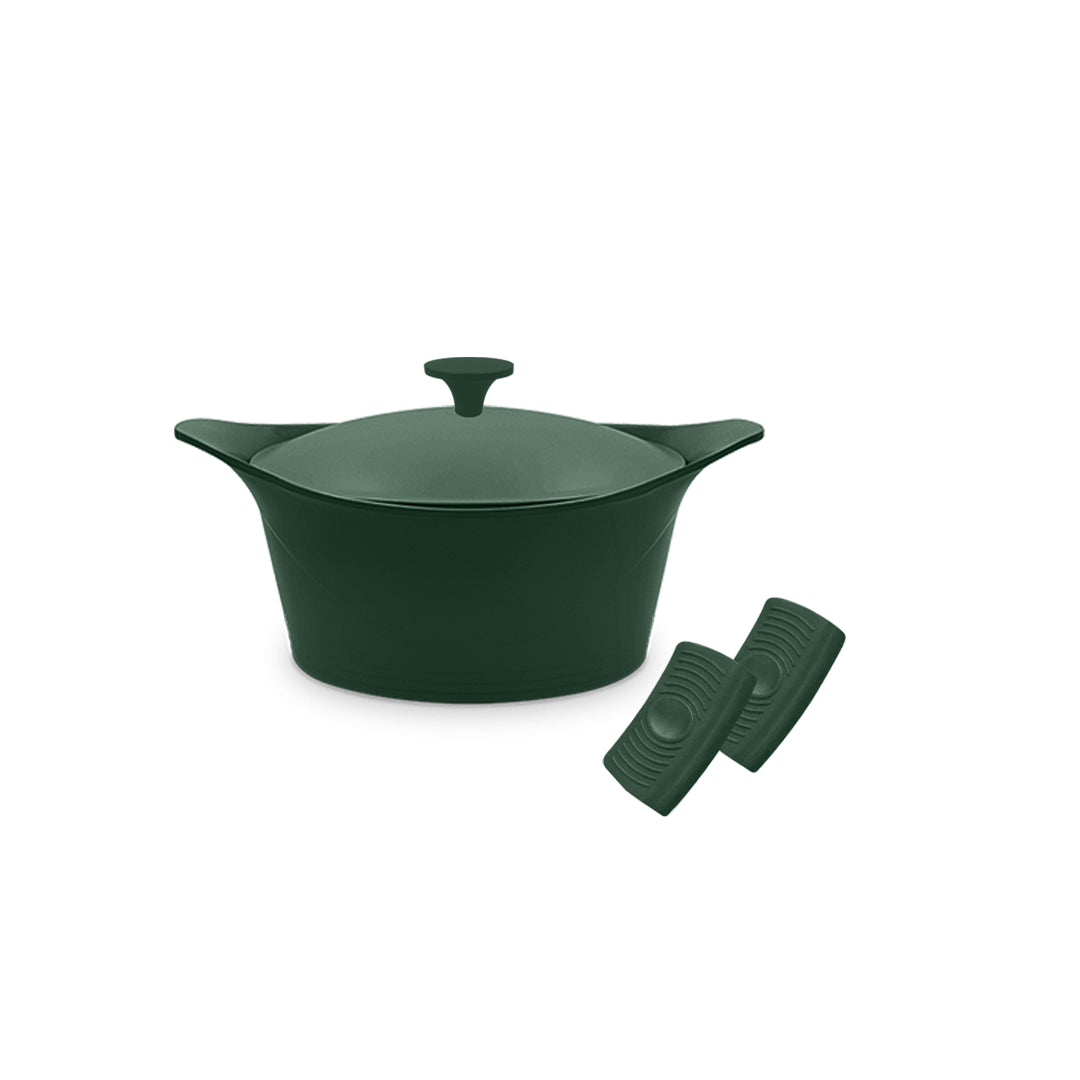 Cookut Cocotte ma jolie cocotte  ø 24 cm + Maniques - Fougère