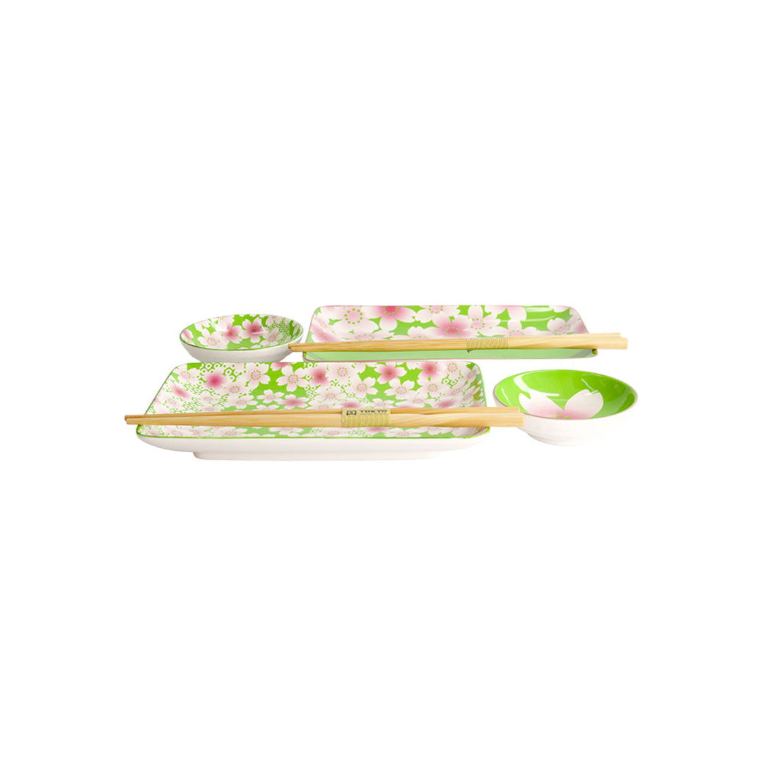 Coffret Sushis Flower - Vert