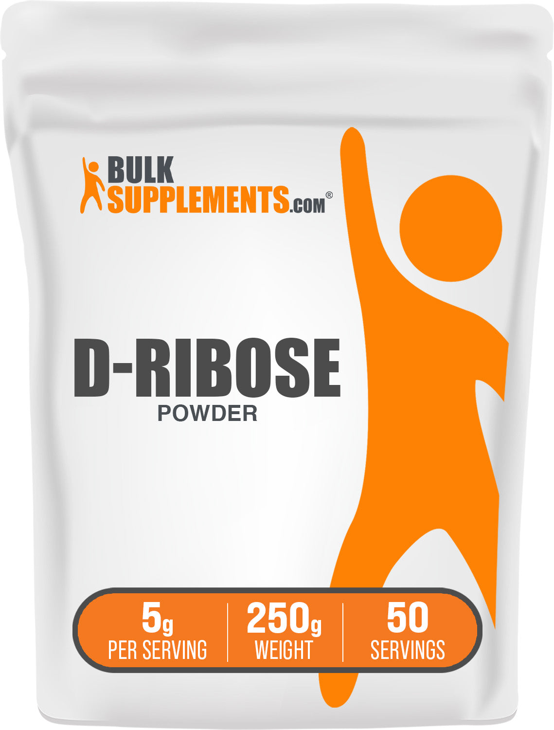 BulkSupplements.com D-Ribose Powder 250g bag image