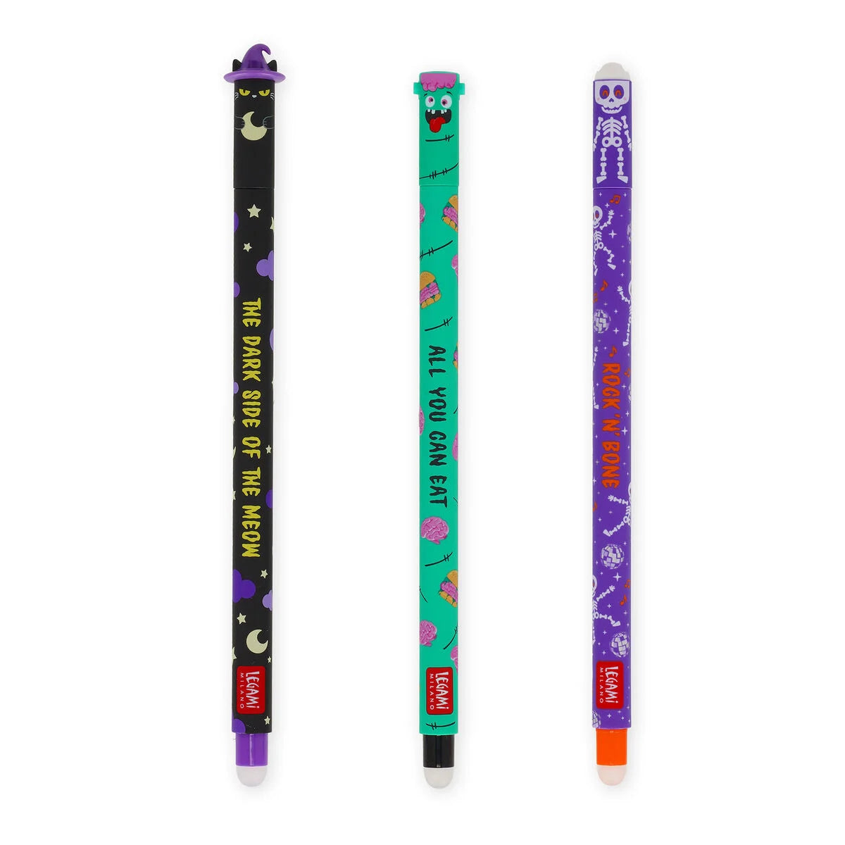 Legami set de 3 Stylos Gel Effaçable 0.7mm - The Boo crew !