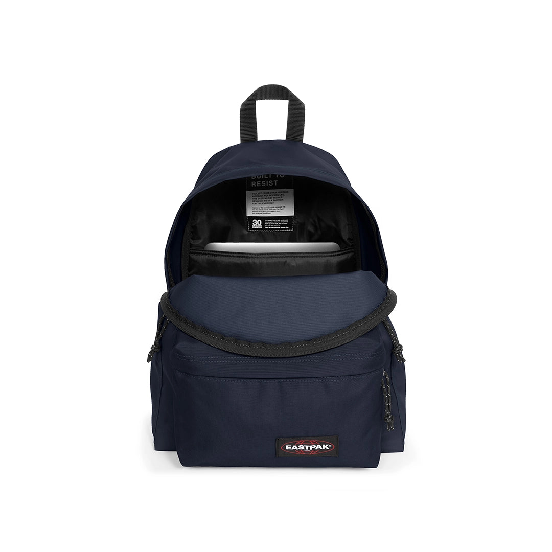 Sac à dos Eastpak Day Pak'R Ultra Marine, vue de face poche ouverte