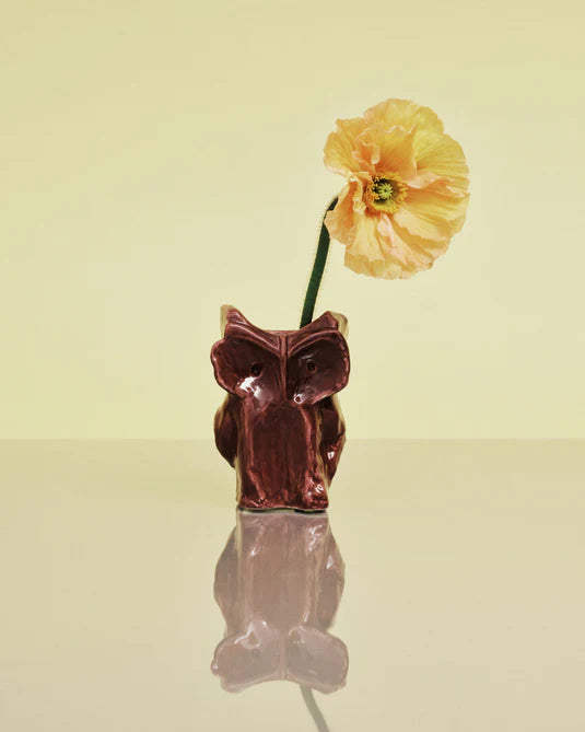 Serax x Marni Vase - Hibou aubergine