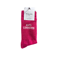 Chaussettes paillettes - anti-connards 36/40 Rose