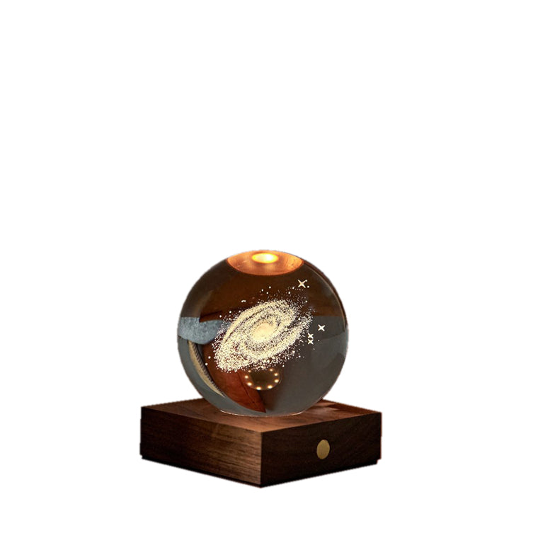 Lampe boule de cristal lumineuse Ø 8 cm