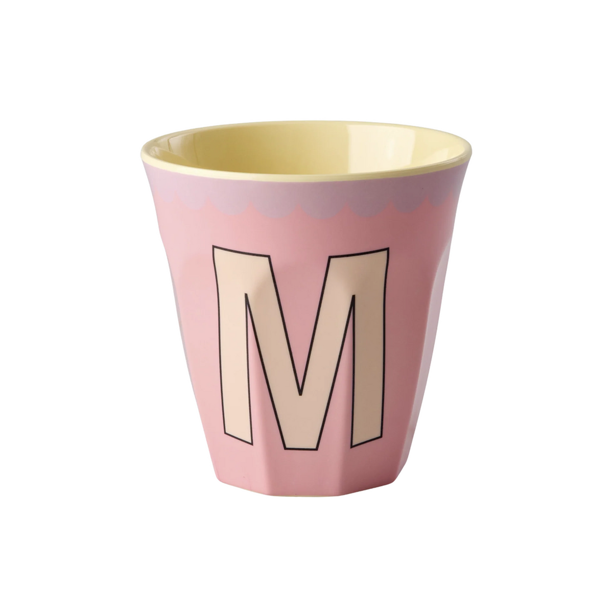 Gobelet lettre mélamine - Vintage fille