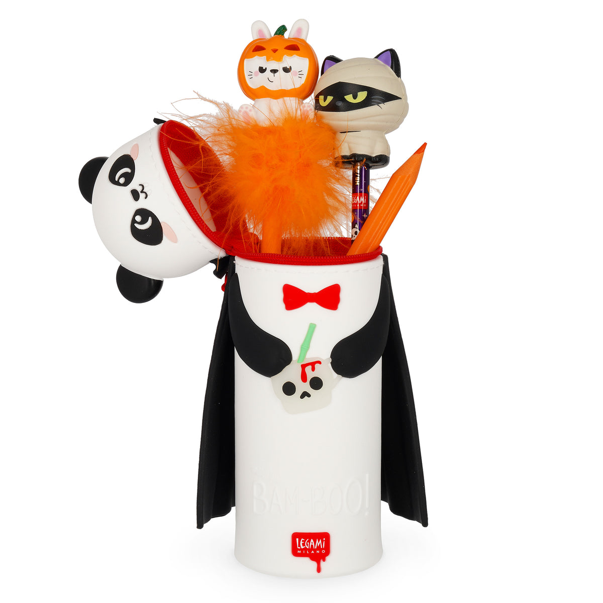 Legami Trousse en silicone 2 en 1 Kawaii- Panda Bam Boom