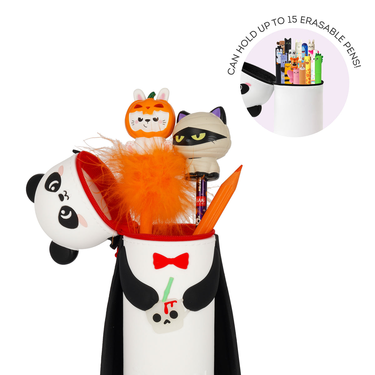 Legami Trousse en silicone 2 en 1 Kawaii- Panda Bam Boom