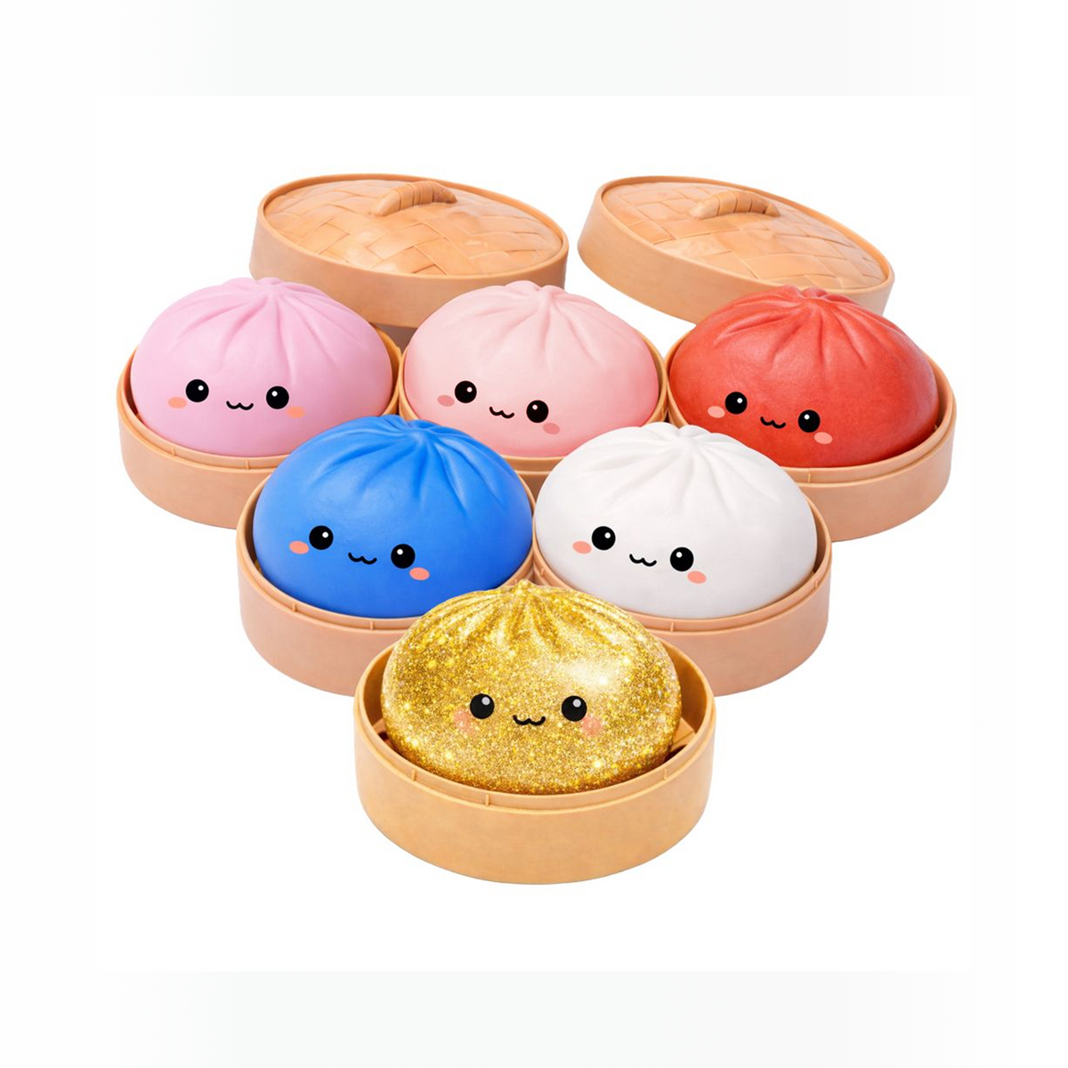 Mini lucky bao mystère squishy à collectionner.