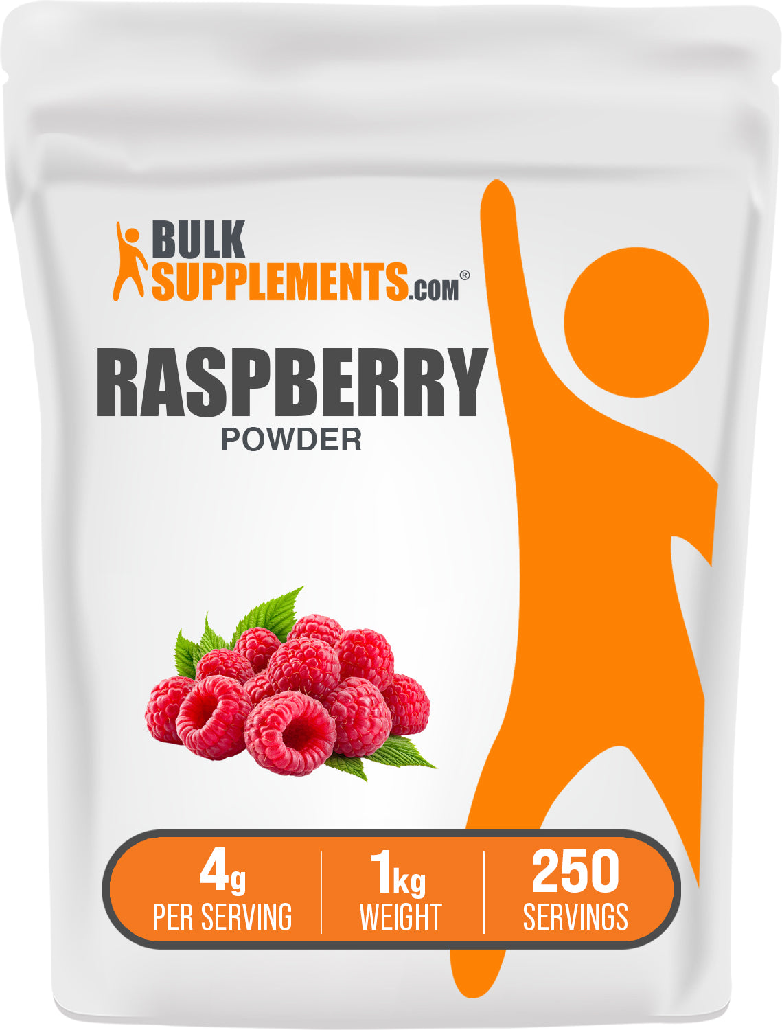 BulkSupplements.com Raspberry Powder 1kg bag image