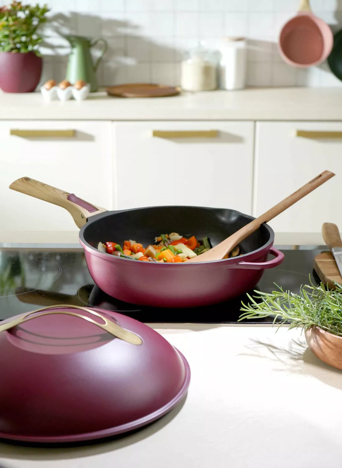 Cookut La Fabuleuse Poêle 8 en 1 - ø 24 cm - Rubis