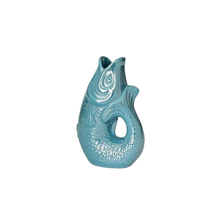 Vase Monsieur Carafon h.25 cm - rainbow ocean