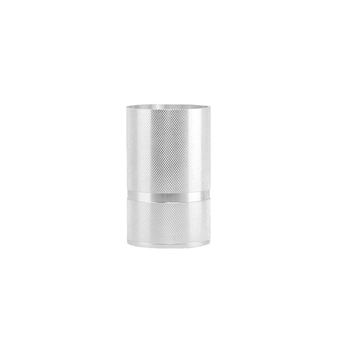 Socle pour ampoule message argent - h.10 cm
