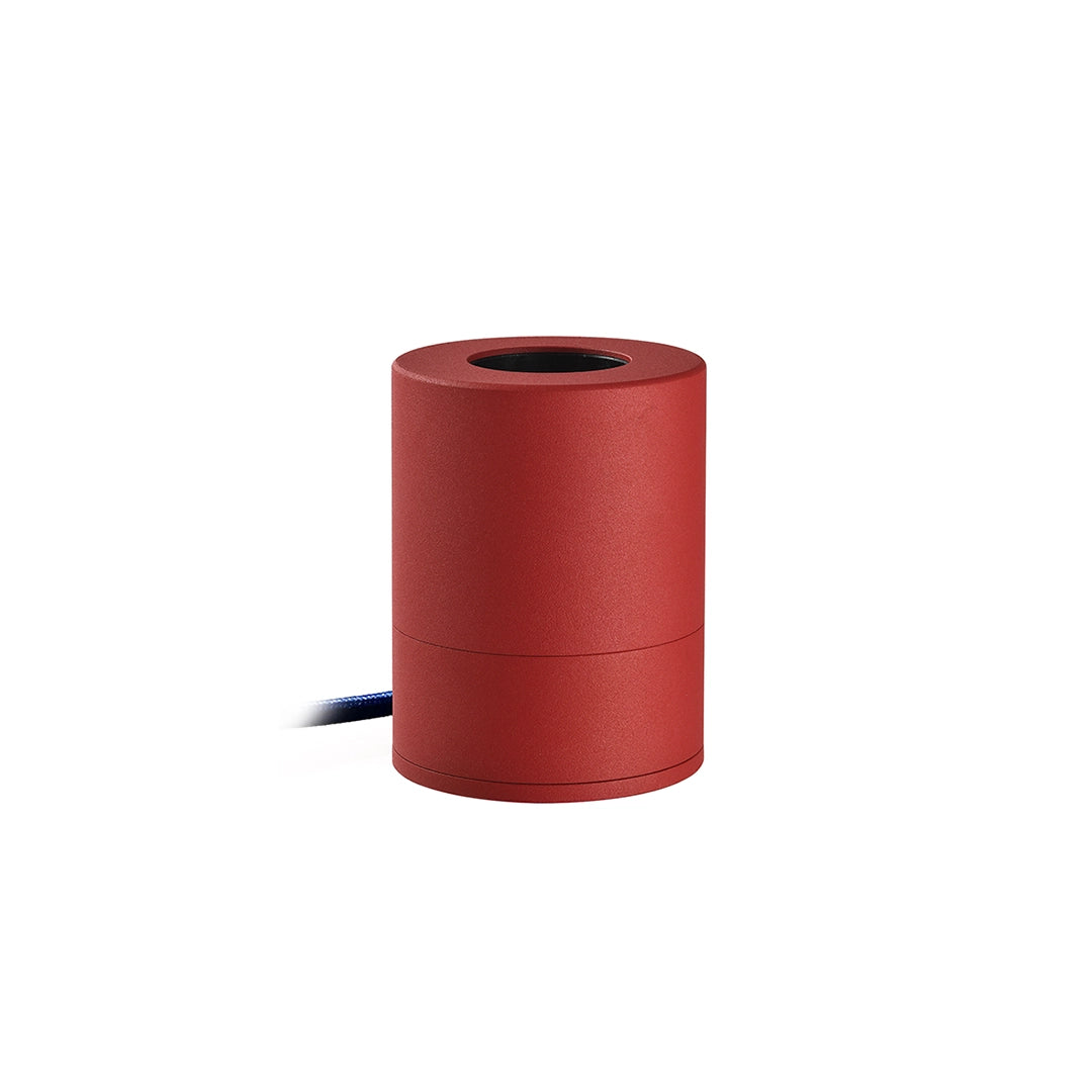 Socle ampoule Pop Rouge pour ampoule à message Elements Lighting.