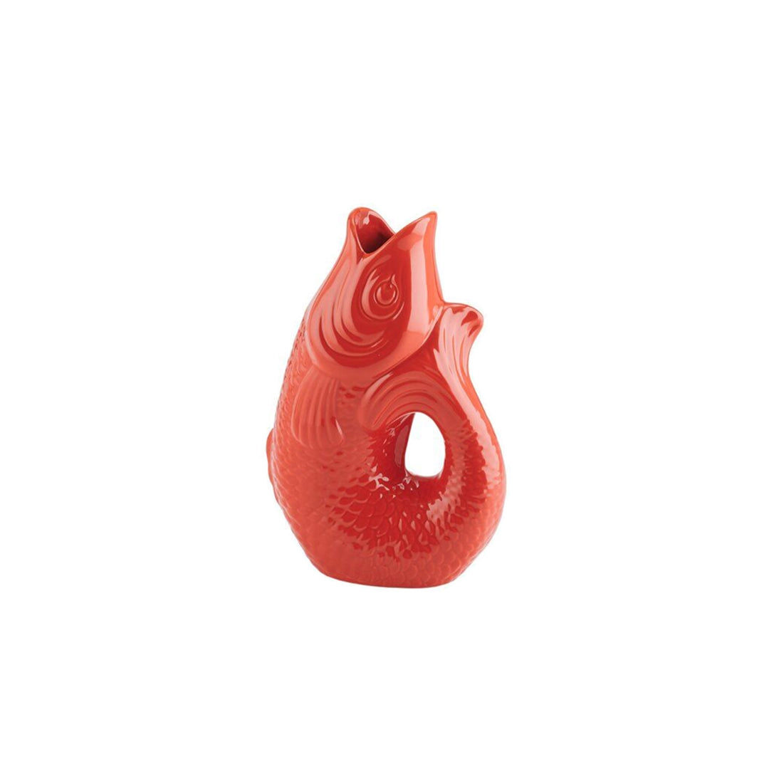 Vase Monsieur Carafon h.25 cm - Rouge corail
