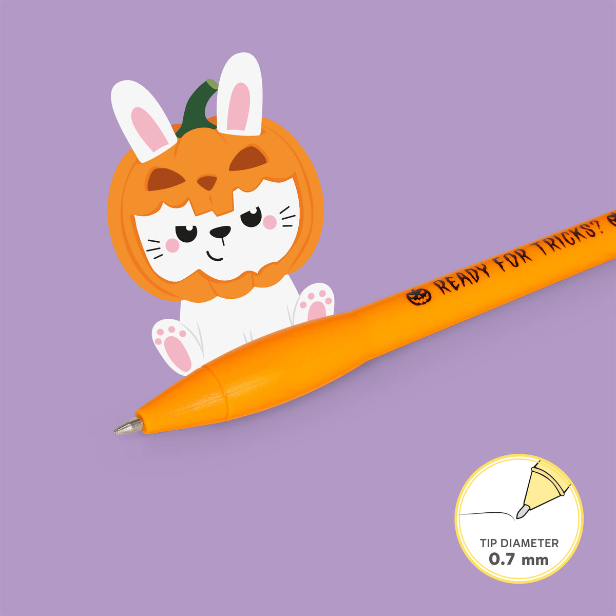 Legami Stylo Bille Lumineux - Pumpkin