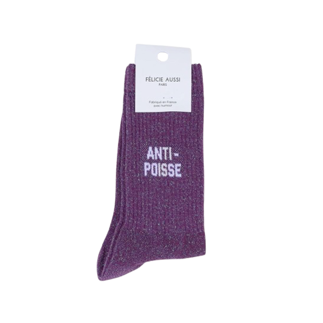 Chaussettes paillettes - anti-poisse 36/40