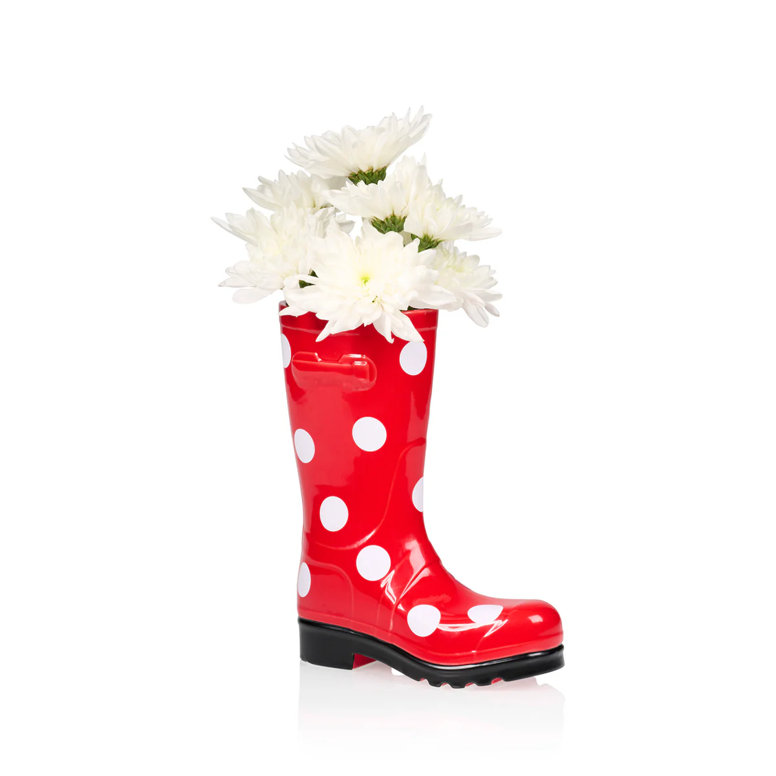 Vase botte - rouge