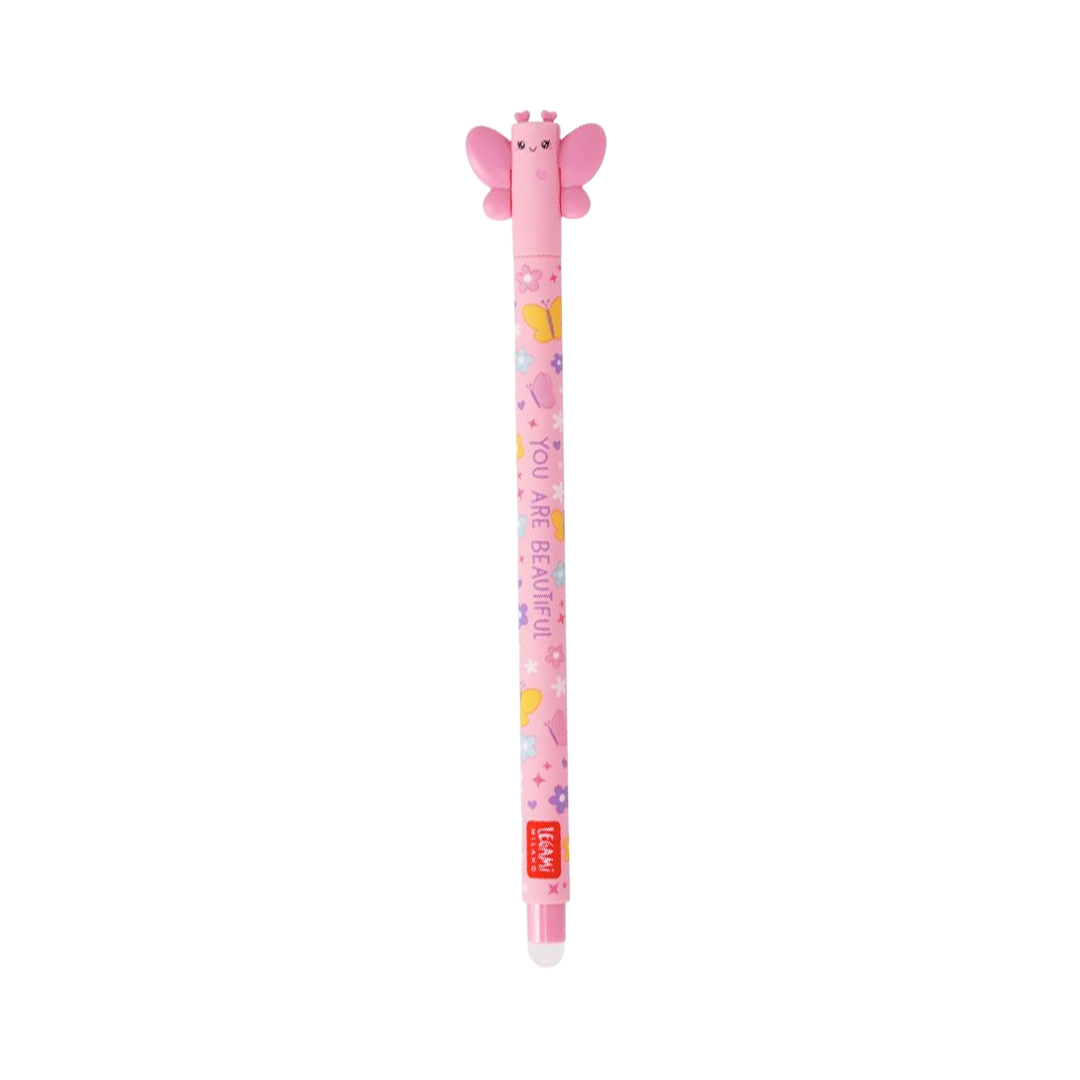 Legami Stylo Gel Effaçable 0.7mm - Butterfly