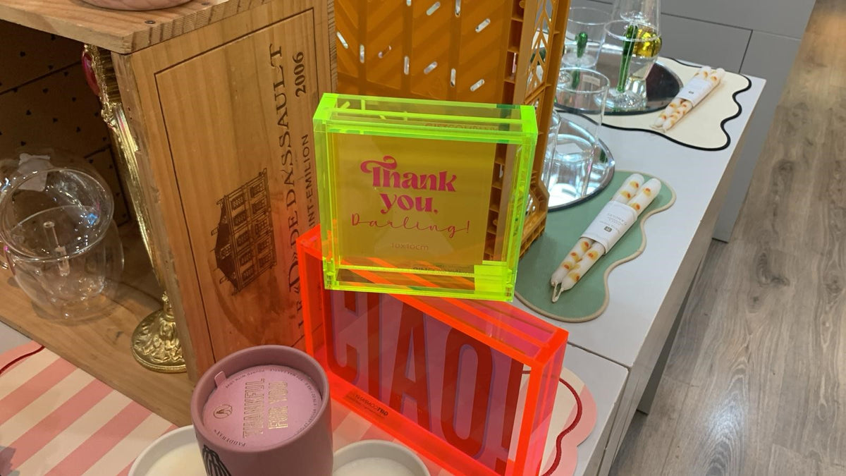 Cadre photo - Orange