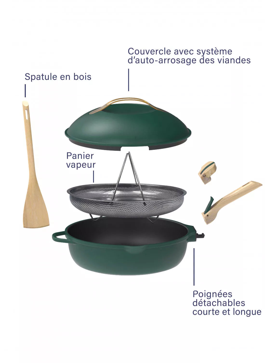 Cookut La Fabuleuse Poêle 8 en 1 - ø 24 cm - Canopée