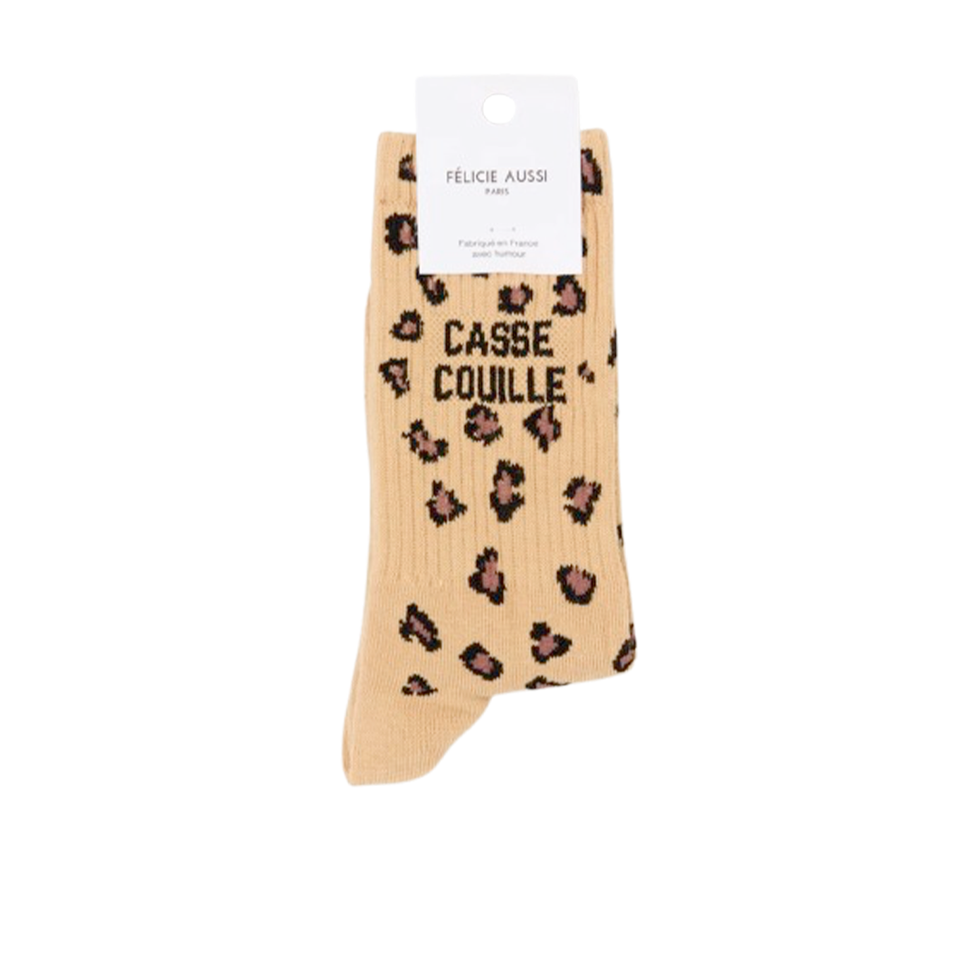 Chaussettes - Casse couille 36/40 léopard