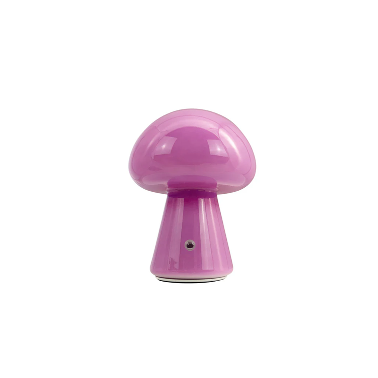 Lampe Champignon sans fil H.21 cm - purple