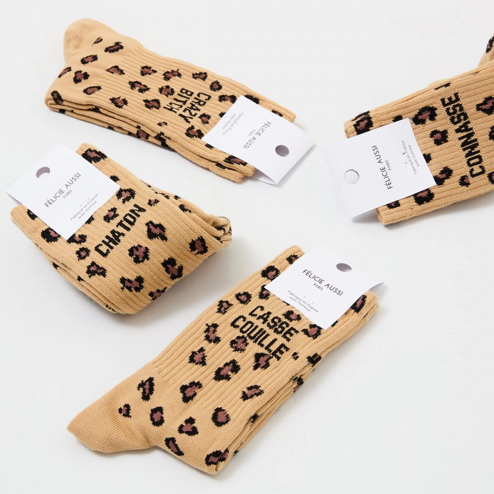 Chaussettes - Casse couille 36/40 léopard
