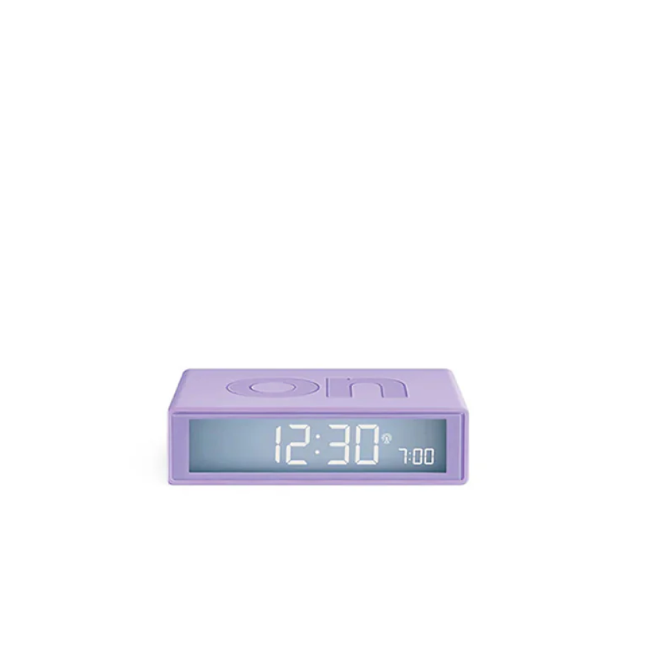 Réveil Flip Classic Lexon - lilas