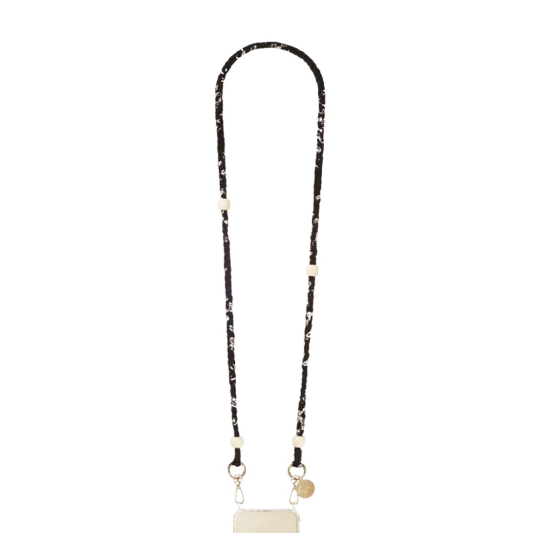 Chaîne de Téléphone Della - Noir