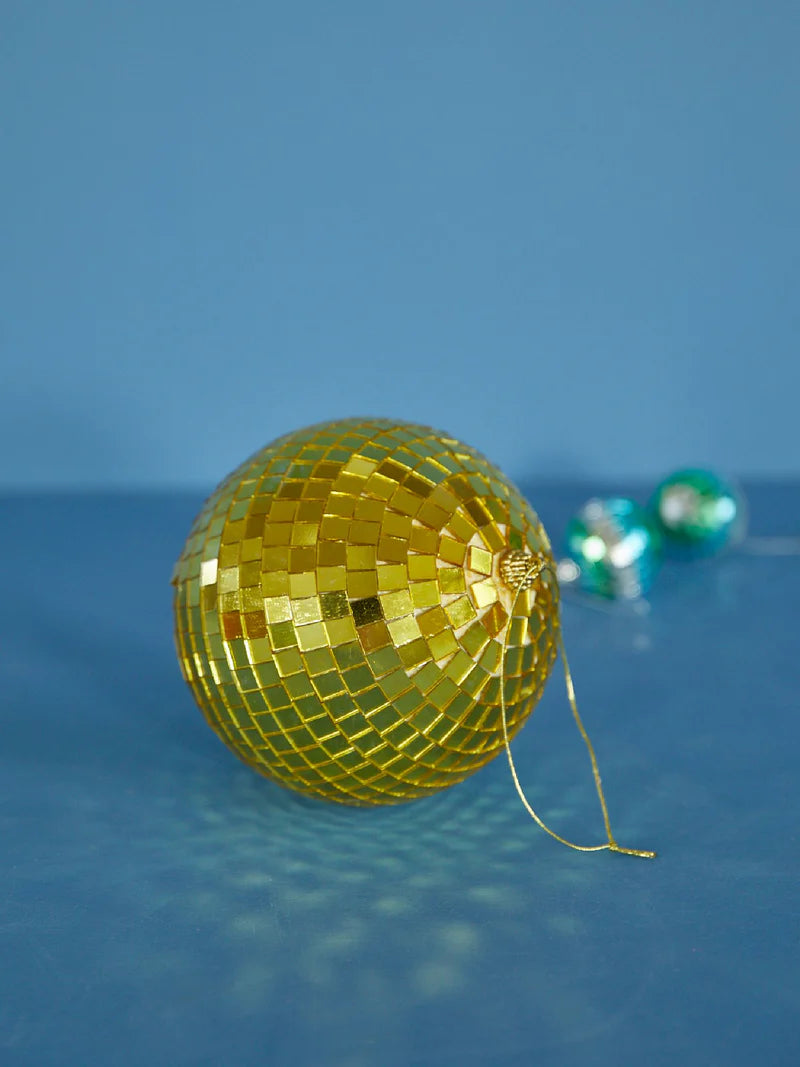 Boule disco M - or