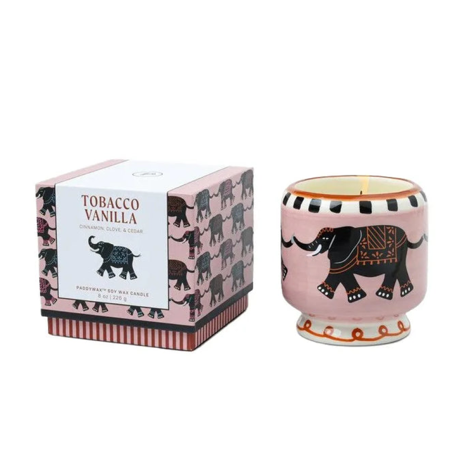 Bougie parfumée Adopo Eléphant - Tabac et Vanille