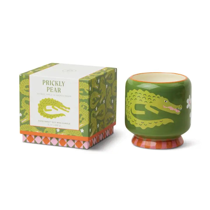 Bougie parfumée Adopo Crocodile - Figue de Barbarie