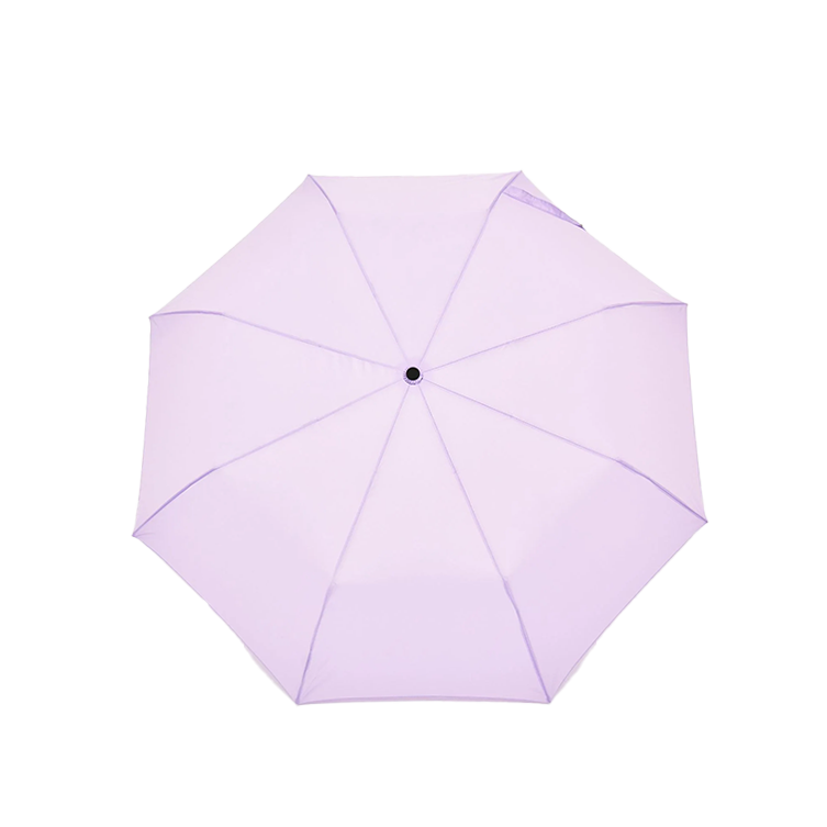 Parapluie compact avec manche Duck - lilac