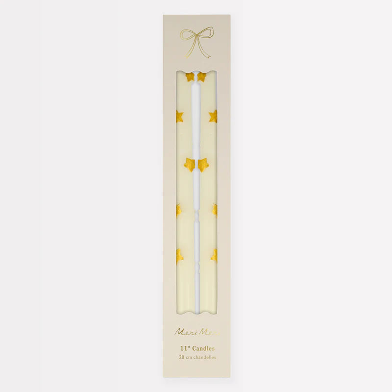 Set de 2 Bougies étoiles