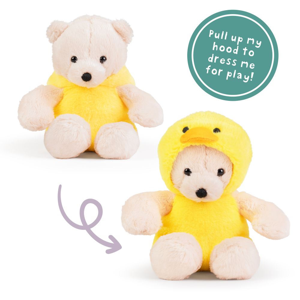 Peluche Ourson canard jaune
