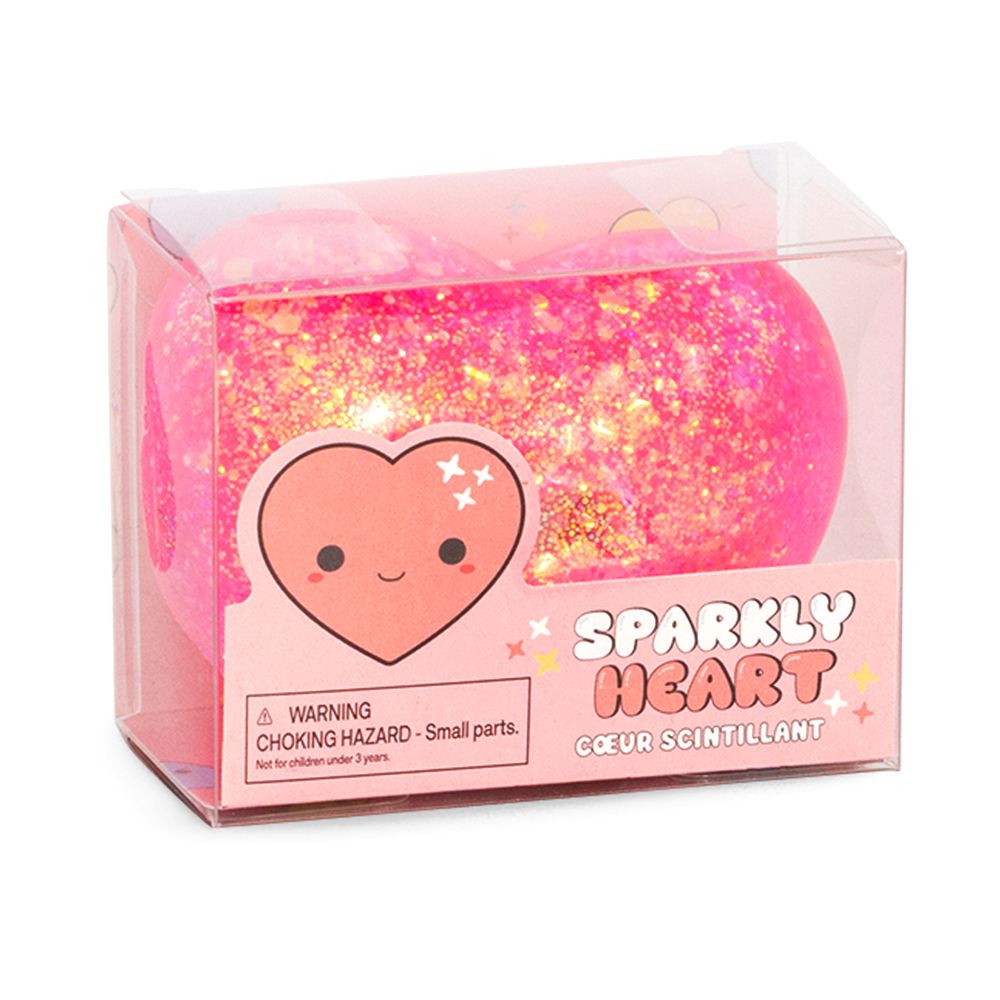 Jouet anti-stress - Heart scintillant