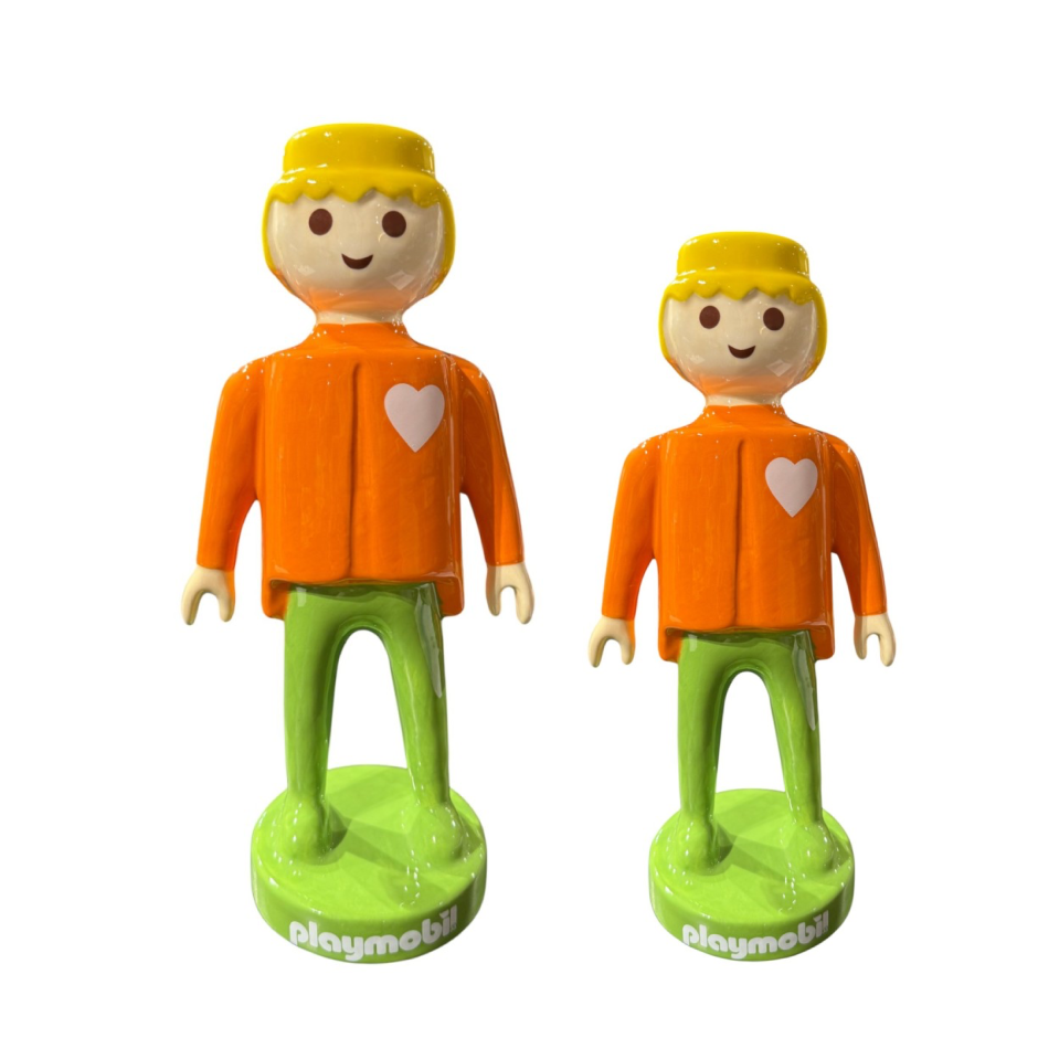 Vase Playmobil men - Orange