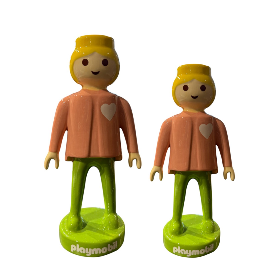 Vase Playmobil women - Rose